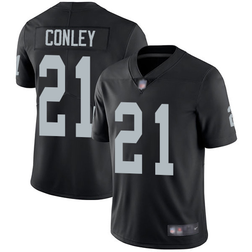 Men Oakland Raiders Limited Black Gareon Conley Home Jersey NFL Football #21 Vapor Untouchable Jersey->nfl t-shirts->Sports Accessory